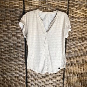 LL Bean Cream Colored Shirt